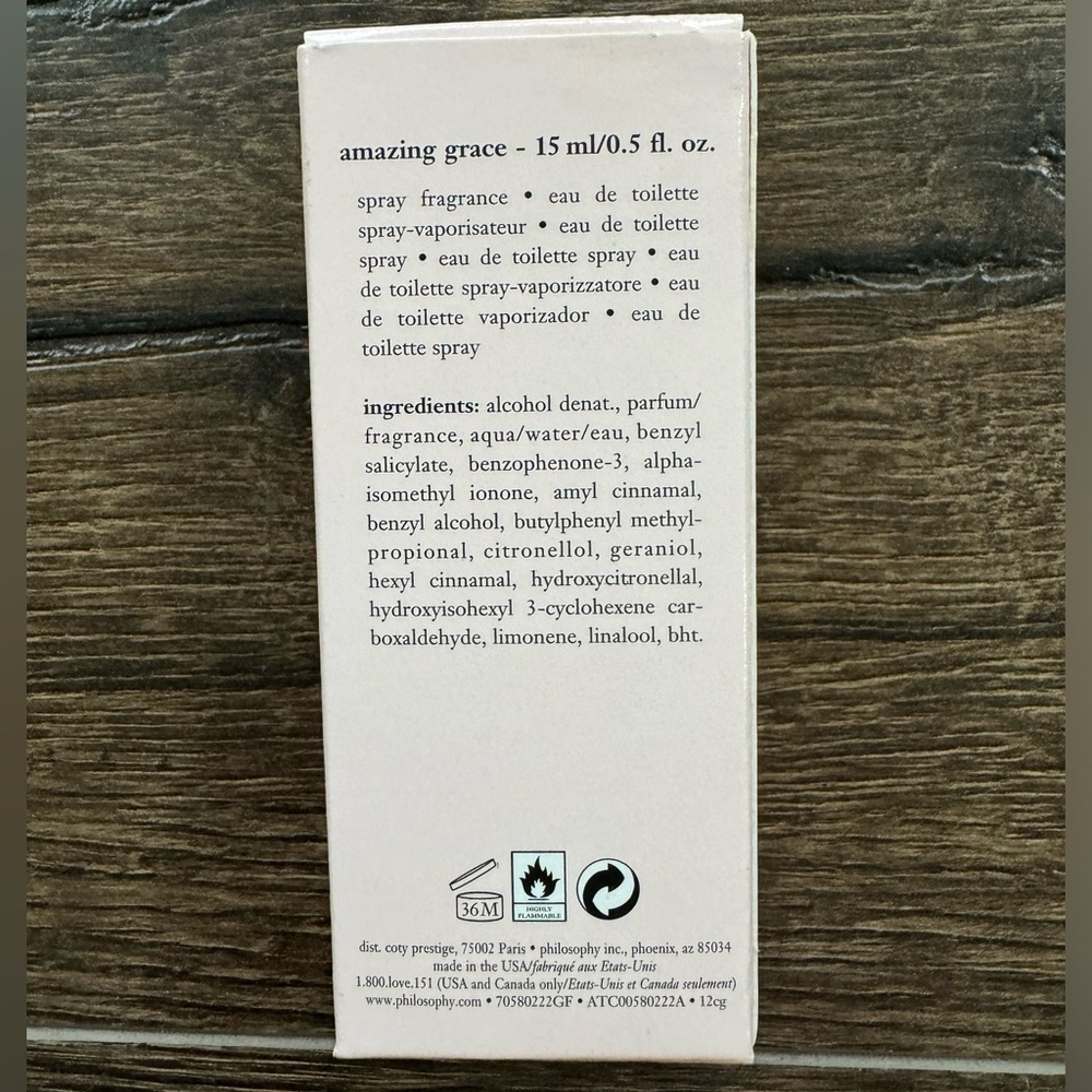 philosophy Amazing Grace Spray Fragrance .5 fl oz - Picture 2 of 2